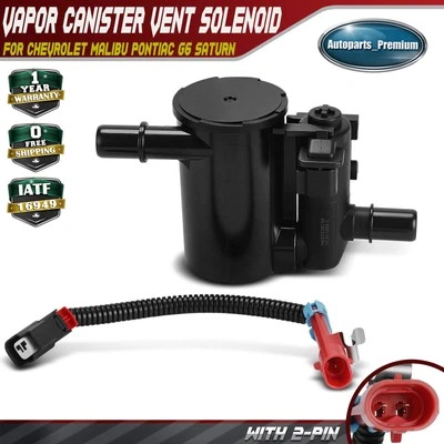Solenoide de ventilación de bote de vapor para Chevrolet Malibu Pontiac G6 Saturn Astra Aura Foto 1 de 4