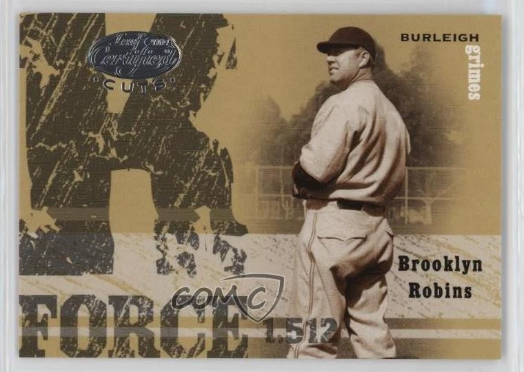 2004 Leaf Certified Cuts K Force /136 Burleigh Grimes #KF-44 HOF - Image 1 of 2