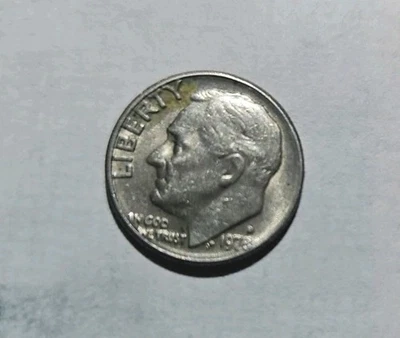 1978 D Roosevelt Dime   w/ errors I ,W , 8 on rim / filled in D - Image 1 of 2