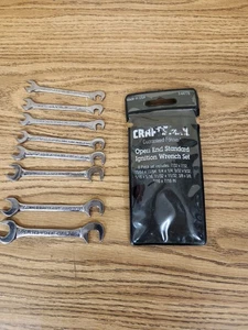 Craftsman 8 piezas. Lote de llaves de encendido estándar de extremo abierto 43101 - 43108 serie V EE. UU. - Imagen 1 de 4