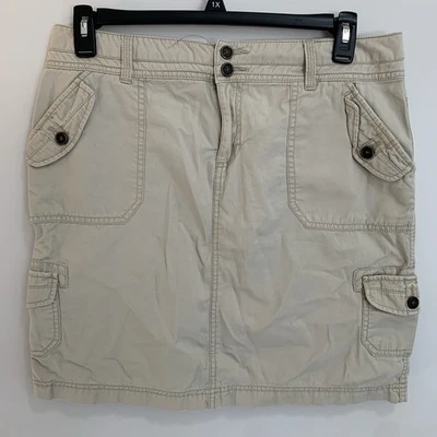 Falda moderna Sonoma para mujer color caqui estilo vida y vida talla 12 estilo cargo Foto 1 de 4