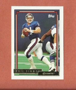 1992 TOPPS PHIL SIMMS GOLD INSERT CARD #750 NEW YORK GIANTS - Picture 1 of 1