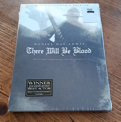 New 2-Disc DVD "There Will Be Blood" Daniel Day Lewis Collectors Edition Factory Foto 1 de 4