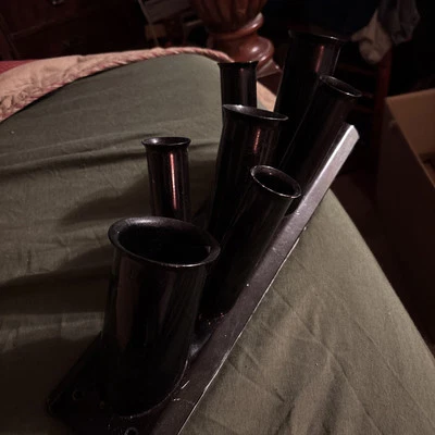 Multi Rod Holder Black Heavy Duty metal construction - Image 1 of 4