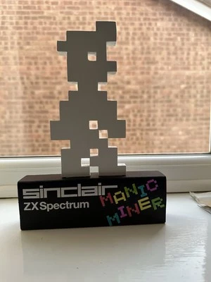 Manic Miner Zx Spectrum Wooden Art Retro - Image 1 of 4