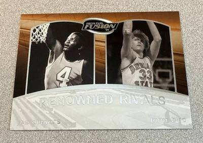 2009 Press Pass Fusion Renowned Rivals #RR-9 Joe Dumars Larry Bird - Image 1 of 2