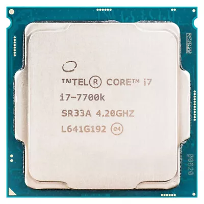 Intel Core i7 7700K Processor 8M Cache, up to 4.50 GHz Quad Core i7-7700K CPU - Image 1 of 2
