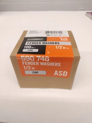 1/2 in. x 1-1/2 in. Zinc-Plated Steel Fender Washer 590748 Everbilt - Imagem 1 de 2