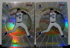 2018 Bowman's Best Brady Singer Best Performers Insert X 2 - Picture 1 of 2
