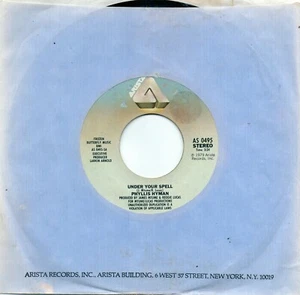 PHYLLIS HYMAN - UNDER YOUR SPELL  / COMPLETE ME         (M-) - Picture 1 of 1