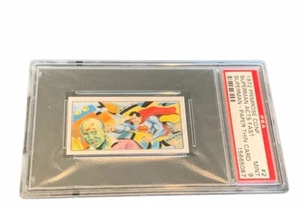 Superman Primrose DC Comic 1968 Trading Card Justice League #2 PSA 9 Acts Fast - Picture 1 of 5