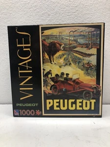Vintages Peugeot 1000 Piece Sure-Lox Jigsaw Puzzle Rare Sealed Nib - Picture 1 of 4