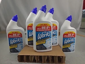 5x 32oz The Works Toilet Bowl Cleaner Rust Lime Scale Hard Water Stain Remover - Picture 1 of 11