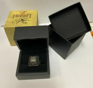 Hobbit Thorin Oakenshield's Dwarven Silver Ring An Unexpected Journey by Noble - Picture 1 of 11