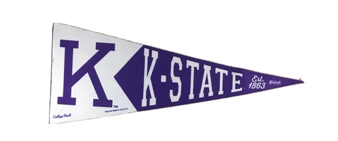 KANSAS STATE WILDCATS EST 1863 VAULT PREMIUM FELT PENNANT 12"x30" NEW WINCRAFT Cover