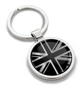 Llavero llavero acero inoxidable metal caja de regalo GB UK bandera bandera - Imagen 1 de 4