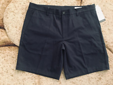 7 For All Mankind Tech Series Performance Shorts Mens Size 34 Navy Blue NWT $158