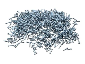 Paquete de 100 tornillos autorroscantes Phillips con cabeza de bandeja chapada en zinc #6 x 3/4 - Imagen 1 de 4