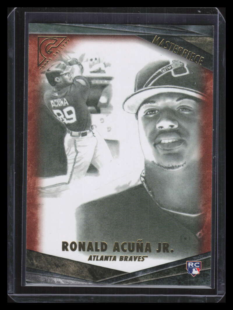 2018 Topps Gallery Masterpiece Orange m27 Ronald Acuna Jr. Rookie 24/25