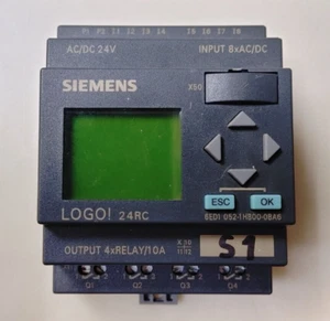 SIEMENS LOGO! 24RC 6ED1 052-1FB00-0BA6 24VAC IN RELAY OUT WOW!! - Picture 1 of 2