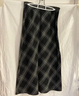 Requirements Size 10,  Long Black & Gray with Pink and Light Blue Skirt - Image 1 of 4