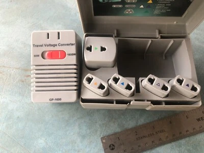 Power Line Global Power Voltage Travel Converter GP-1600 - Image 1 of 3