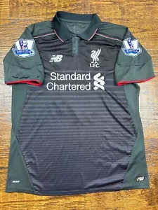Liverpool 14/15 Away Football Jersey #15 Daniel Sturridge Sz M LFC New Balance - Picture 1 of 14