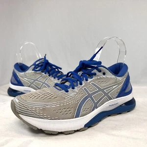 ASICS Gel-Nimbus 21 Womens Blue/ White running Sneakers Shoes US Size 10 - Picture 1 of 9
