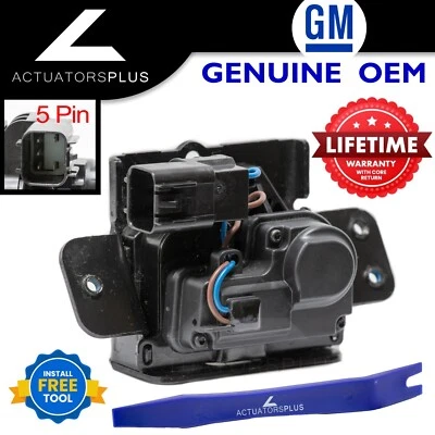 Actuador de bloqueo de puerta de maletero de puerta trasera OEM Chevrolet Cadillac GMC 06-17 **5 pines** Foto 1 de 4