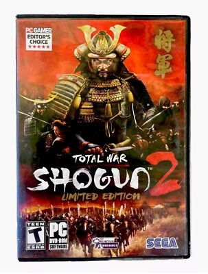 Total War Shogun 2 Limited Edition PC DVD-ROM PC Gamer Editor’s Choice Award CIB - Image 1 of 4