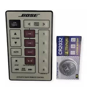 Nuevo Control Remoto para Bose CD-3000 Música Onda Acústica Control Remoto + Batería - Imagen 1 de 2