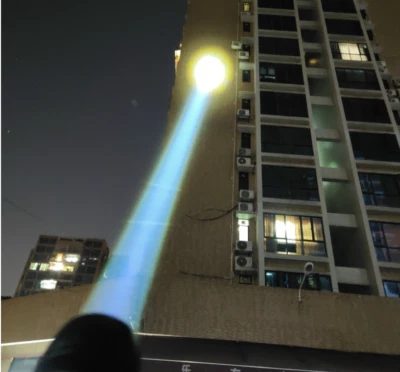 White Laser Illuminated Flashlight 1800 Meters Long Range Outdoor 455-5000 - Image 1 of 4