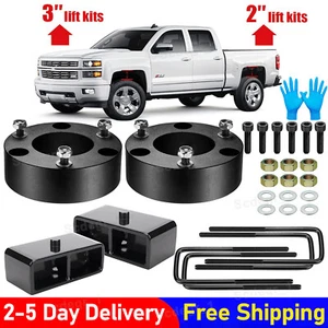 3" Front and 2" Rear Leveling lift kit for 2007-2022 Chevy Silverado Sierra GMC - Picture 1 of 10