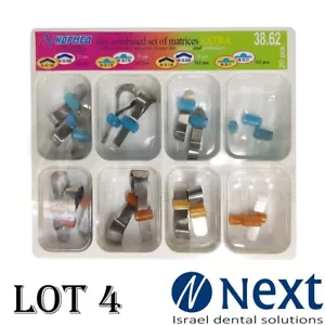 LOTEX4 Juego dental con matrices fijador móvil molares premolares 38,62 20 piezas - Imagen 1 de 5