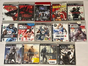 Lot x14 Complete Sony PlayStation 3 PS3 Video Games *All Tested/Working* - Picture 1 of 9