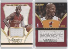 2013-14 Panini Select Select Swatches Silver Prizm /25 Ray Allen #54 HOF
