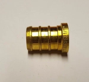 100 PEZZI SPINA PEX 1/2"" (CAPPELLO FINALE) - RACCORDI A CRIMPATURA OTTONE (SENZA PIOMBO) - Foto 1 di 4