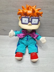 Rugrats in Paris Il Film CHUCKIE Vintage Vinile Testa Peluche RARO i - Foto 1 di 4