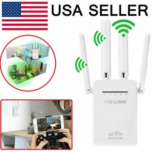 2025 WiFi Extender Internet Extender Signal Booster Long Range Wireless Repeater - Picture 1 of 12