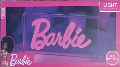 Luz de neón Barbie luz alimentada por USB Barbie decoración del hogar paladone Foto 1 de 4