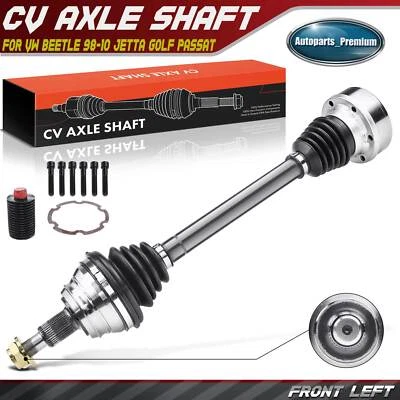Conjunto de eje CV para Volkswagen Beetle 98-10 Jetta Golf Passat delantero izquierdo Foto 1 de 4