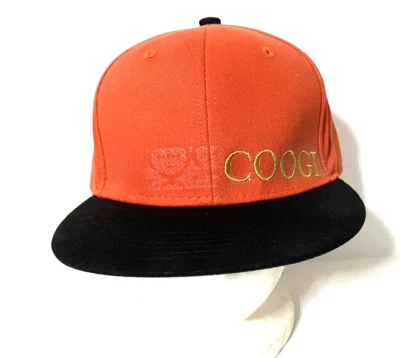Gorra ajustada Coogi naranja y negra 100 % algodón bordada - talla 7 1/2 Foto 1 de 4