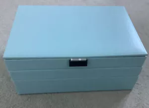 Stackers Supersize Jewellery Box - Pale Blue- 36 x 25 x 15.5 cm - Picture 1 of 9