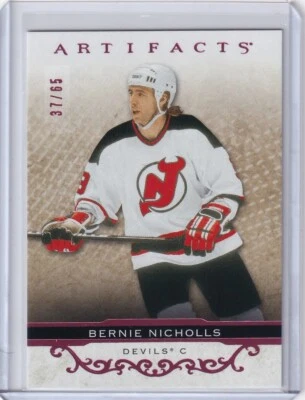 2021-22 Upper Deck Artifacts Bernie Nicholls /65 New Jersey Devils #153 - Image 1 of 2