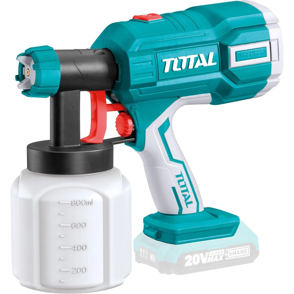 TOTAL PISTOLA A SPRUZZO 20V 600ML MAX - TOTTSGLI2001
