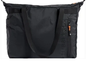 Stubble & Co Packable Tote Black NWT Vegan Friendly - Picture 1 of 10