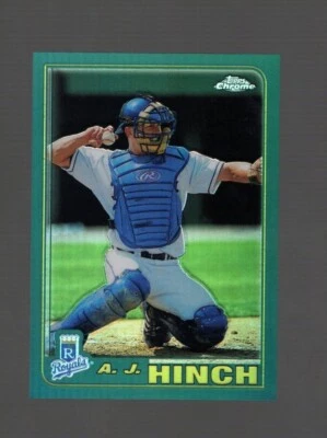 2001 TOPPS CHROME TRADED A.J. HINCH #T157 RETROFRACTOR WS CHAMP MANAGER ASTROS - Image 1 of 2