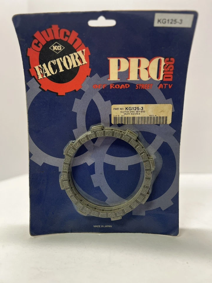 КГ СЦЕПЛЕНИЕ ЗАВОДСКОЙ YAMAHA ДИСК НАБОР KG125-3 DT50 YZ50 DT80 MX80 - Изображение 1 из 2