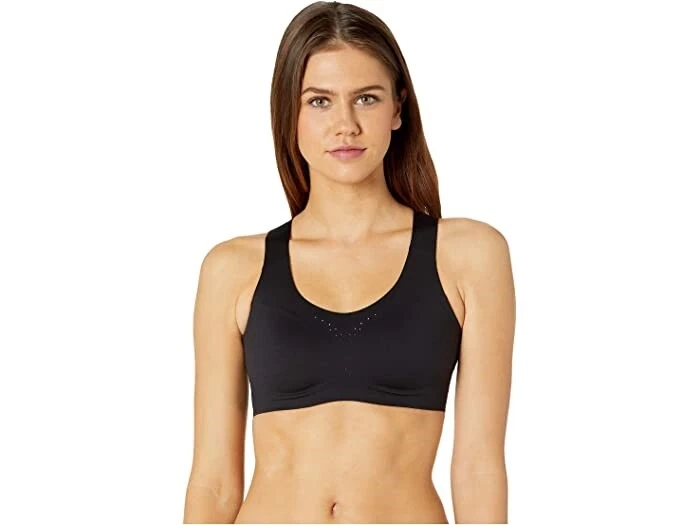 Brooks 253347 Womens Dare Crossback High Impact Black Sports Bra Size 34cd
