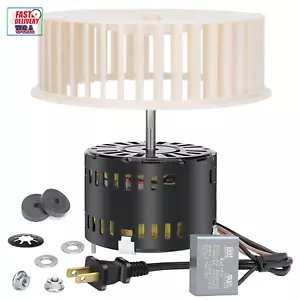Bathroom Fan Motor & Blower Wheel Replacement for 750 751 752 8814 8663RP 671RB - Picture 1 of 12